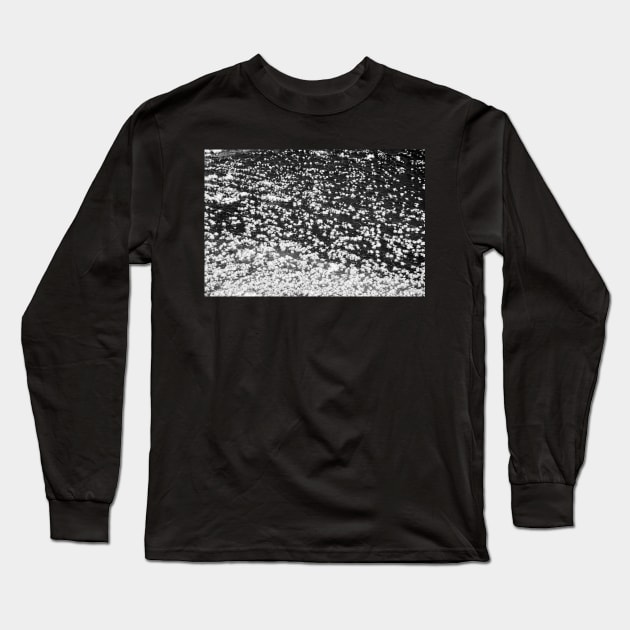 Ice Crystals on River Ice. Long Sleeve T-Shirt by CanadianWild418